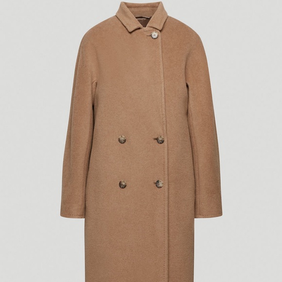 Babaton- The Slouch Coat in Cocoa Sand - Picture 4 of 13